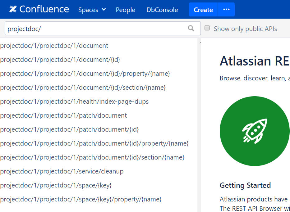 REST API with Path Problems on Confluence 6.14.x