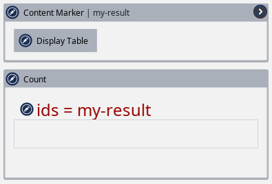 Shows the 4 macros described in the text to reuse the result of a dynamic content macro.