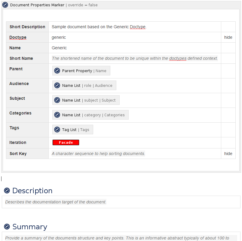 Generic Template in Edit Mode