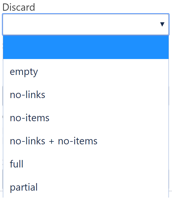 Discard Parameter in Macro Editor