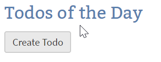 The Create from Template Macro rendered as HTML button