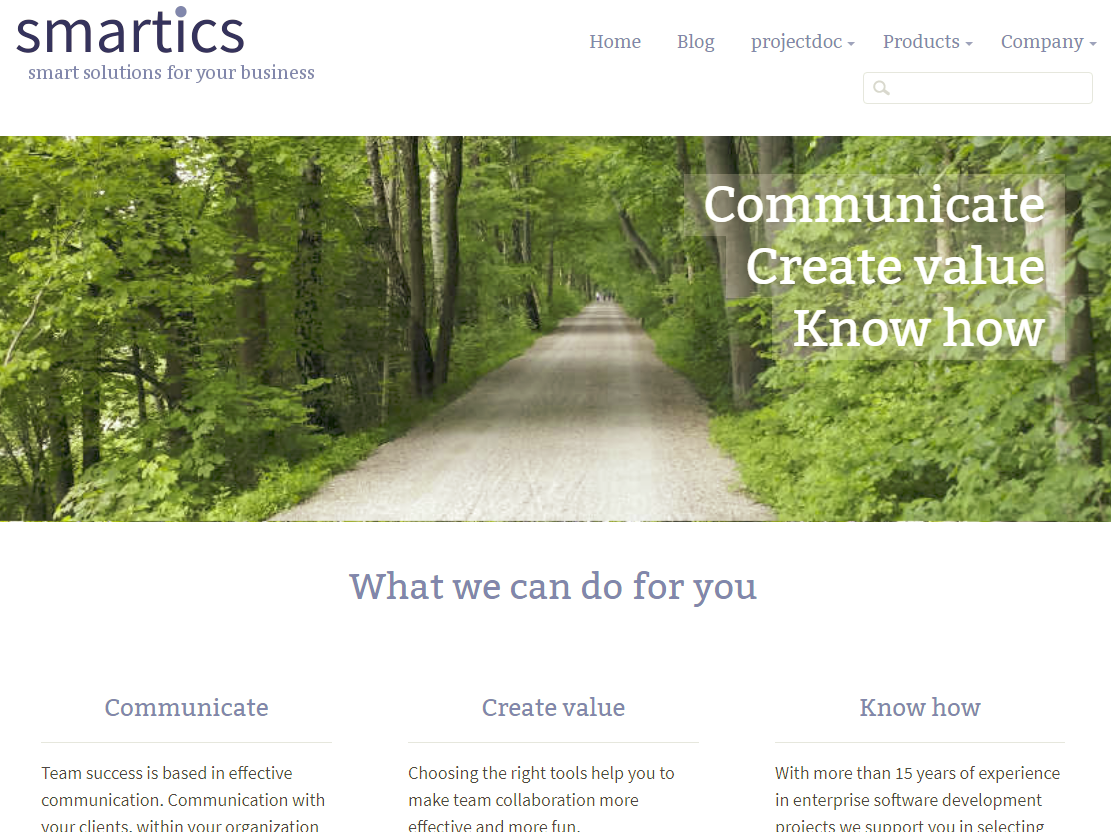 Example of a homespace