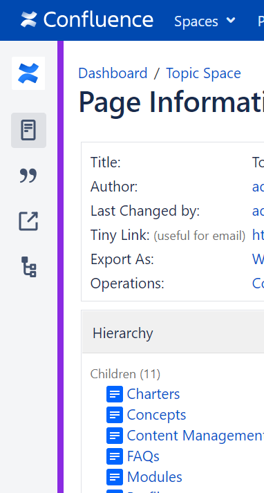Screenshot showing the banner without label on the left.
